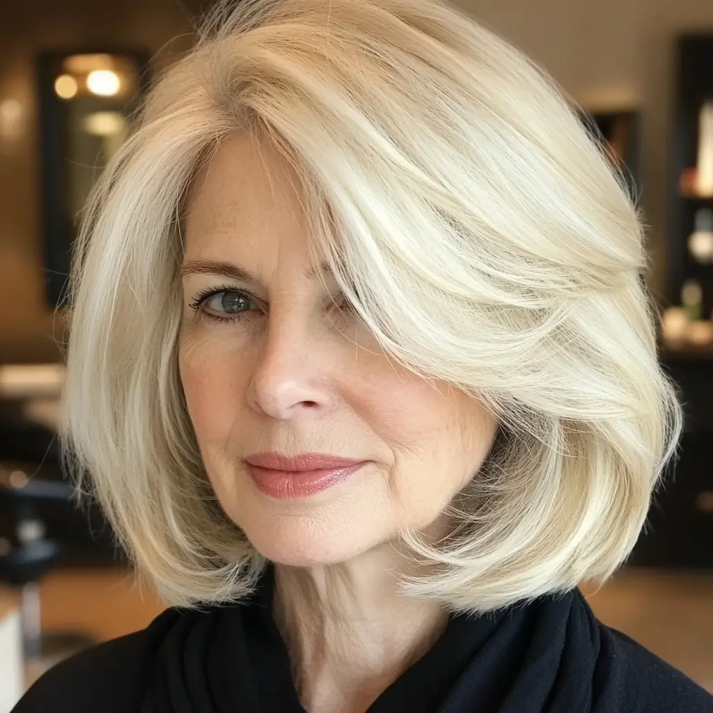 Soft Layered Bob Hairstyle for women